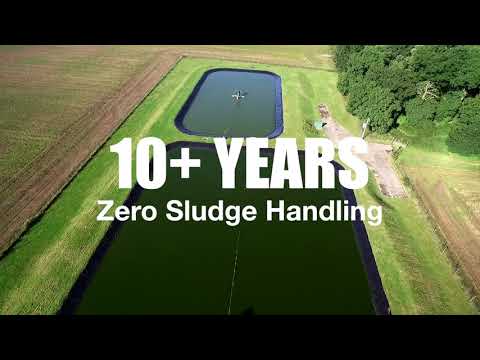Zero-to-low Energy Wastewater Treatment System Requires no Sludge Handling (Video)